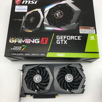 中古  MSI GeForce GTX 1660 GAMING X 6G 3480037236 
