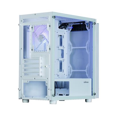 ZALMAN  T4 PLUS WHITE (MicroATX ガラス ホワイト) 