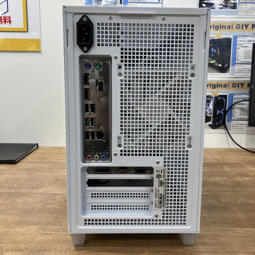 中古 original 自作PC (Core i3-13100F/4GB/SSD 1TB/GT710/OS無