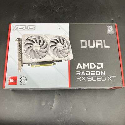【大須店】中古  ASUS DUAL-RX9060XT-16G-WHITE (RX9060XT 16GB) 189000 