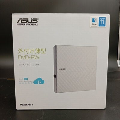 【大須店】中古  ASUS SDRW-08D2S-U LITE/WHT/G/AS//(USB2.0 白) 3120022773 
