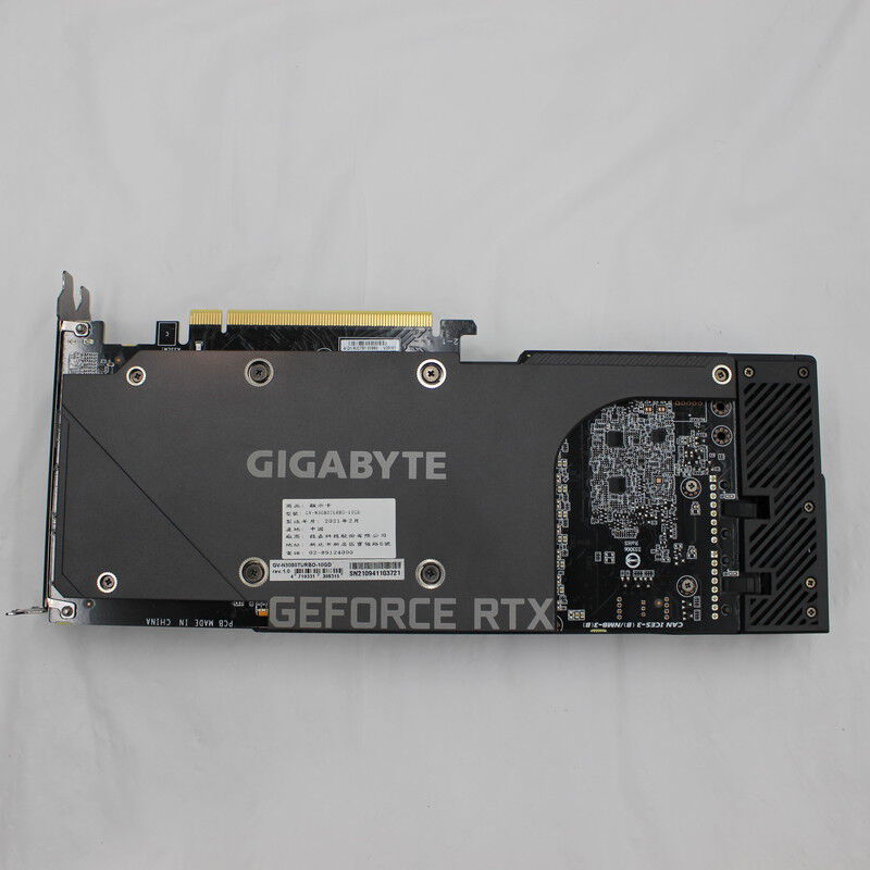 中古 GIGABYTE GV-N3080TURBO-10GD Rev1.0（RTX3080 10GB） 3480039789