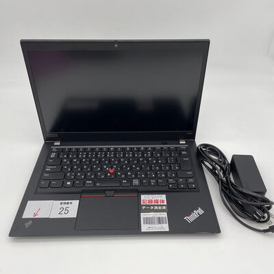 【大分店】中古  Lenovo ThinkPad T490s (Intel Core i7 8665U 1.9GHz/32GB/SSD1TB/-/オンボード/14/1920x1080/Wi-Fi/W11H64) 173228 