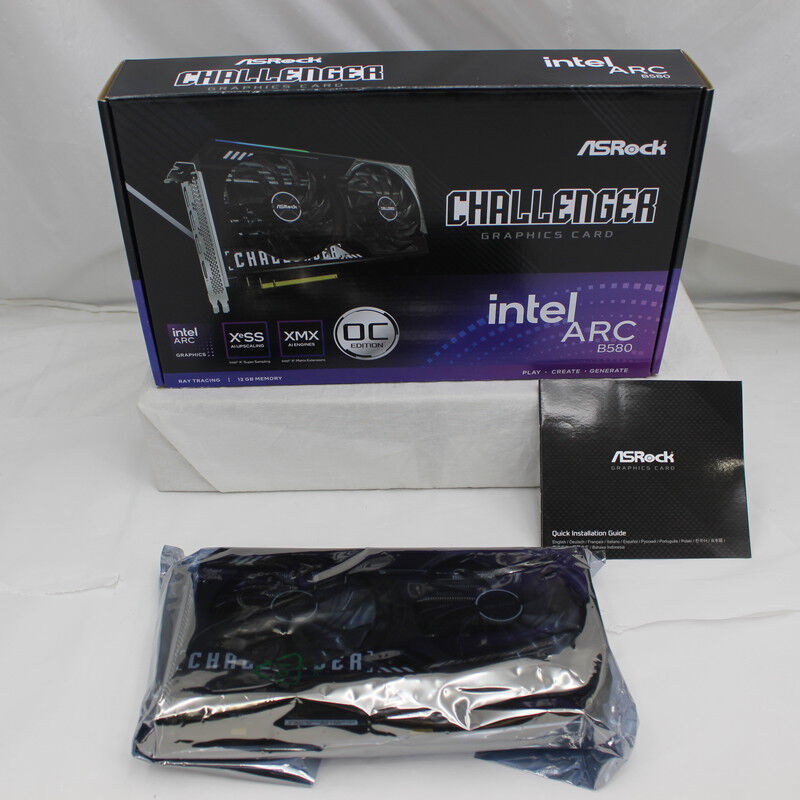 中古 ASRock Intel Arc B580 Challenger 12GB OC 3480041072 （373446