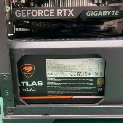 【浦添城間店(沖縄)】中古  自作パソコン(Ryzen 5 5500/16GB/SSD512GB/RTX4060 8GB/OSなし) 4780001113 