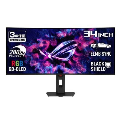 ASUS  ROG Strix OLED XG34WCDMS (34インチウルトラワイド 湾曲液晶モニター) 