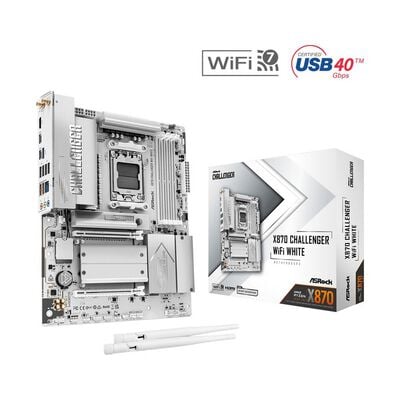 ASRock  X870 Challenger WiFi White (X870 AM5 ATX ホワイト) 