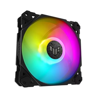ASUS  TUF Gaming TF120 ARGB Fan - Single Pack ブラック (TUF GAMING TF120 BLACK ARGB) 