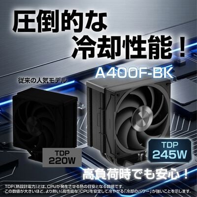 ドスパラセレクト  A400F-BK (ブラック) 