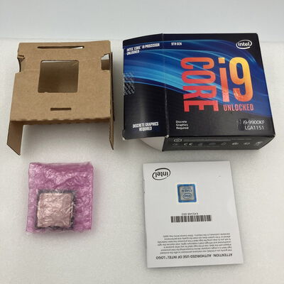 【新潟店】中古  INTEL Core i9 9900KF (1151/3.60GHz/16M/C8/T16) 139475 