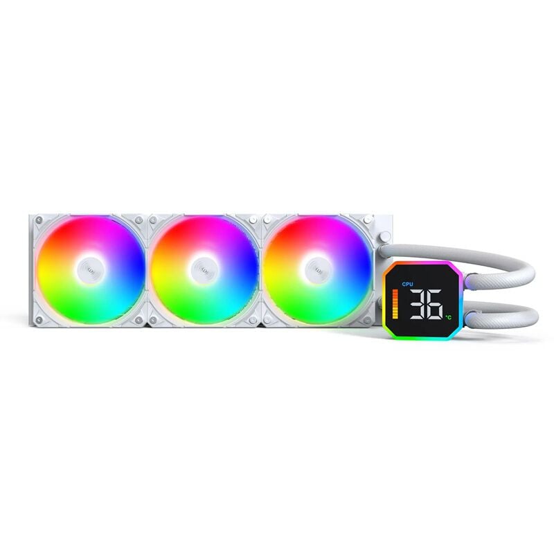 MONTECH HyperFlow Digital 360 White ｜ パソコン通販のドスパラ【公式】