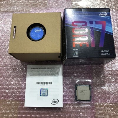 【宮崎恒久店】中古  INTEL Core i7 8700 (1151/3.20GHz/12M/C6/T12) 136198 