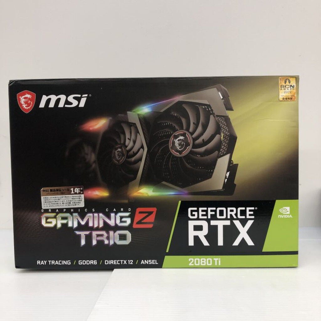 中古 MSI GeForce RTX 2080 Ti GAMING X TRIO (RTX2080Ti) 138193