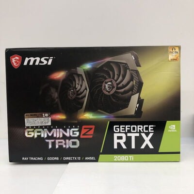 【徳島住吉店】中古  MSI GeForce RTX 2080 Ti GAMING X TRIO (RTX2080Ti) 138193 