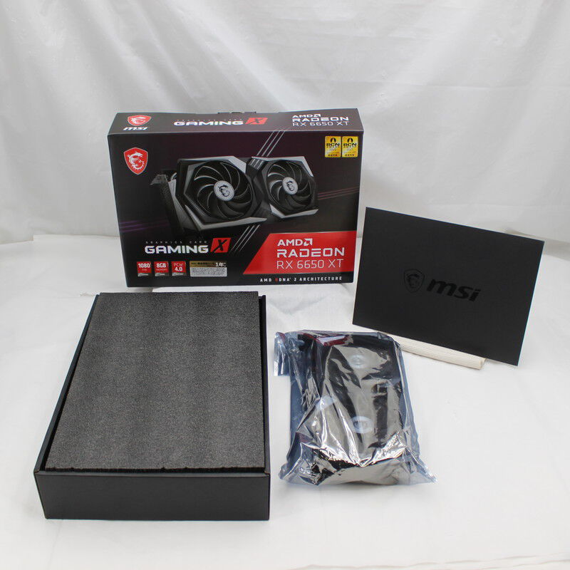 中古 MSI Radeon RX 6650 XT GAMING X 8G（RX6650XT 8GB） 3480040353