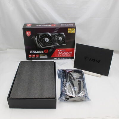 【通販センター】中古  MSI Radeon RX 6650 XT GAMING X 8G（RX6650XT 8GB） 3480040353 