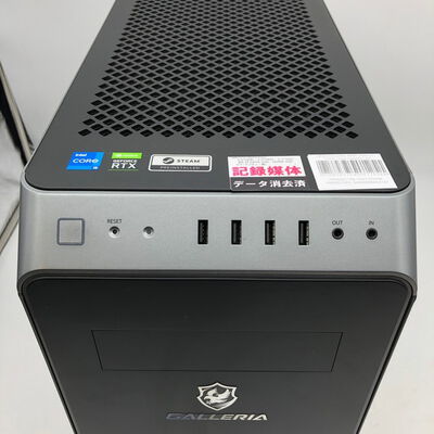 【大分店】中古  GALLERIA RM5C-R36T(i5 12400/16GB/SSD512GB/HDD2TB/RTX3060Ti/W11H) 4860001402 
