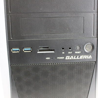 【通販センター】中古  THIRDWAVE GALLERIA KT(Intel Core i7 8700K/16GB DDR4 (PC4)/SSD525GB/DVDマルチ/NVIDIA GeForce GTX 1070 Ti 8GB/W11H64 MAR) 195643 