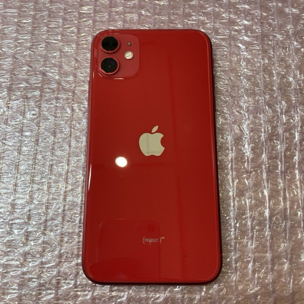 スマートフォン本体 iPhone 11 Red 128GB MWM32J/A - 2975 iPhone11 128GB プロダクトレッド MWM32J／A 国内版SIMフリー MWM32J/A
