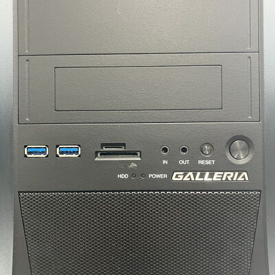 【新潟店】中古  THIRDWAVE GALLERIA XF(Core i7-10700KF/32GB/SSD525GB/HDD2TB/DVD-MULTI/RTX2070 8GB/OS無) 1460030574 