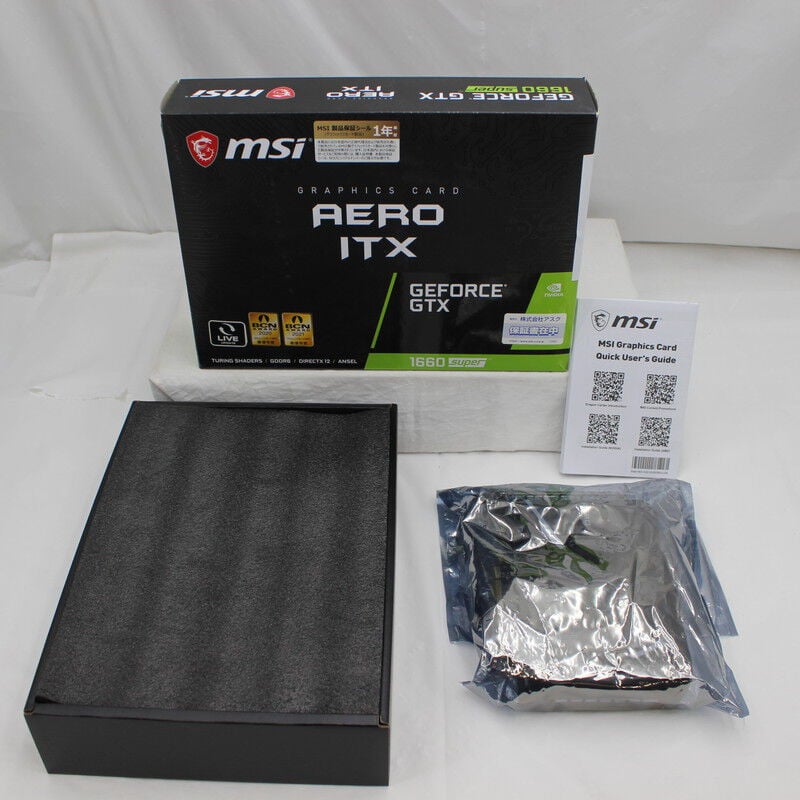 中古 MSI GeForce GTX 1660 SUPER AERO ITX（GTX1660SUPER 6GB