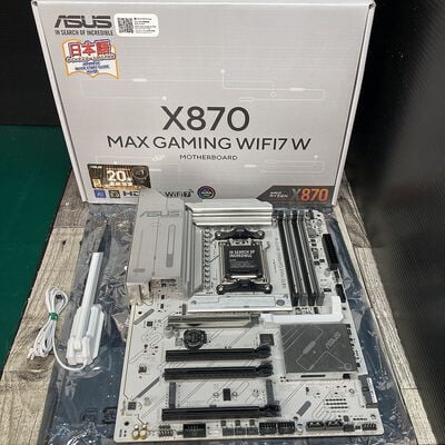 【広島店】中古  ASUS X870 MAX GAMING WIFI7 W (X870 AM5 ATX DDR5) 3320005184 