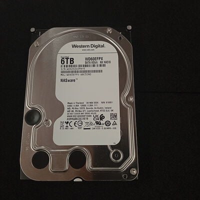 【大須店】中古  W.D Red Plus WD60EFPX (SATA3 6TB 5400rpm 256MB) 3120022671 