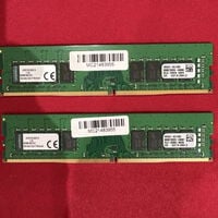 中古  Kingston KVR21N15D8/16 （DDR4 PC4-17000 16GB 2枚組） 5140001412 