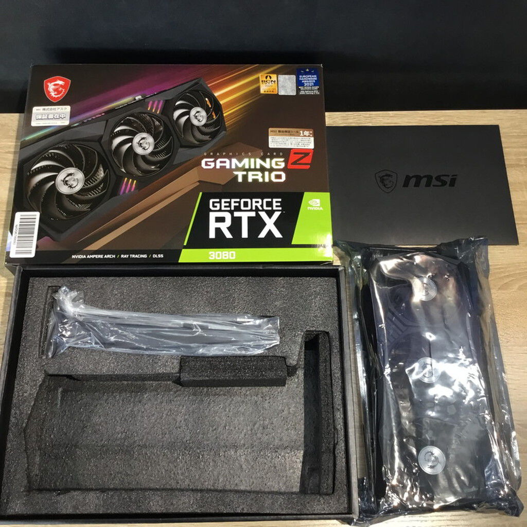 中古 MSI GeForce RTX 3080 GAMING Z TRIO 12G LHR (RTX3080 12GB