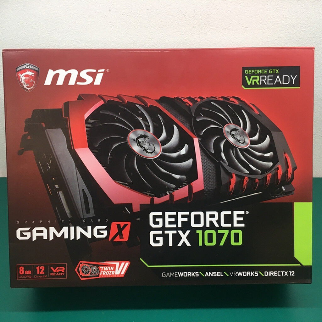 中古 MSI GeForce GTX 1070 GAMING X 8G 5250001579 （379517
