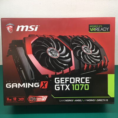 【佐賀南部バイパス店】中古  MSI GeForce GTX 1070 GAMING X 8G 5250001579 