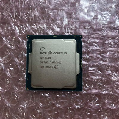 【宮崎恒久店】中古  INTEL Core i3 8100 (1151/3.60GHz/6M/C4/T4) 136202 
