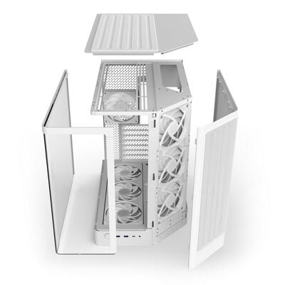 NZXT  H6 RGB+ 2026 White CC-H62FW-P1 (ATX ガラス ホワイト) 