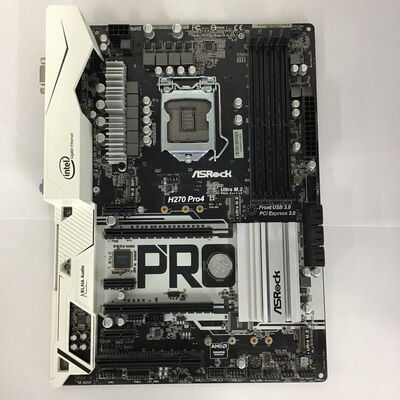 【福山ココローズ店】中古  ASRock H270 Pro4 (H270 1151 ATX DDR4) 133216 