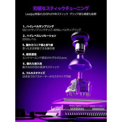 LEADJOY  XENO-PLUS-COMBO (ワイヤレス ゲームパッド ブラック) 