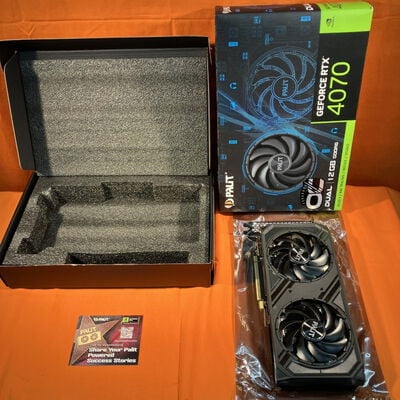 【なんば店】中古  Palit NE64070S19K9-1048D(RTX4070 Dual OC GDR6) 3280021751 