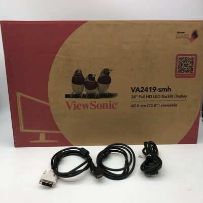 【大分店】中古  Viewsonic VA2419-SMH-7 (23.8”W 1A1H 5ms IPS) 182907 