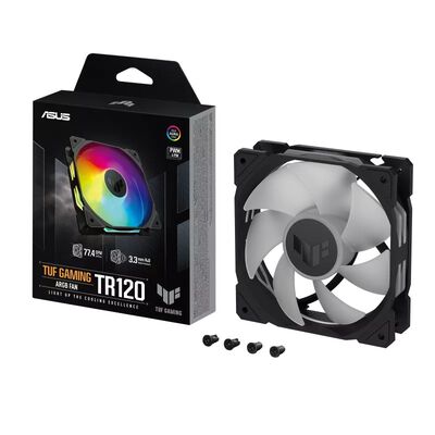 ASUS  TUF Gaming TR120 ARGB Fan - Single Pack ブラック (TUF GAMING TR120 FAN ARGB BLACK) 