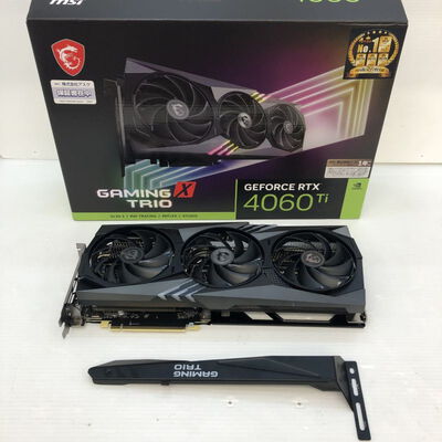 【徳島住吉店】中古  MSI GeForce RTX 4060 Ti GAMING X TRIO 8G (RTX4060Ti 8GB) 158560 
