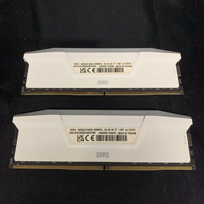【横浜駅前店】中古  16GB 2枚組(合計32GB) PC5-41600/DDR5-5200 デスクトップ用 190888 