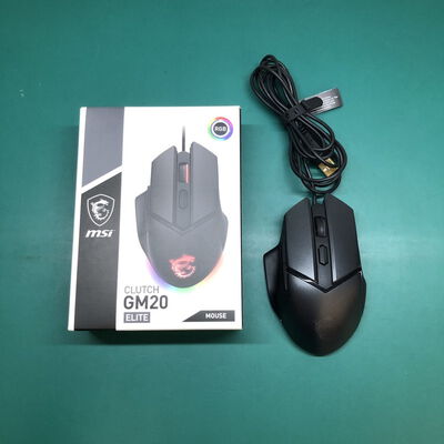 【津ラッツ店】中古  MSI CLUTCH GM20 ELITE 有線ゲーミングマウス 4990001042 