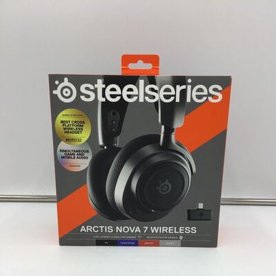 【白山FM松任店】中古  SteelSeries Arctis Nova 7 Wireless Black (61553) 4950002587 