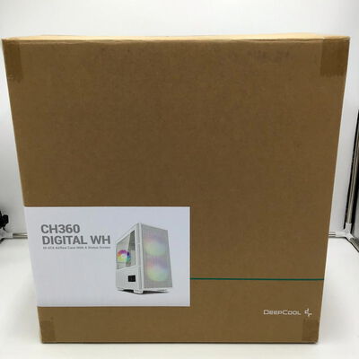 【白山FM松任店】中古  DEEPCOOL CH360 DIGITAL WH(mATX ｶﾞﾗｽ WH) 4950001154 