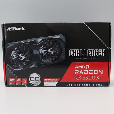 【札幌店】中古  ASRock Radeon RX6600XT Challenger D 8GB OC (RX6600XT 8GB) 146746 