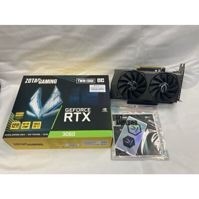 【仙台店】中古  ZOTAC GAMING GEFORCE 3060 Twin Edge OC 12GB (RTX3060 12GB) 3240009232
