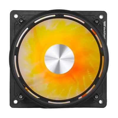 darkFlash  DE8R DF-DE8R-B-HQ1 (120mm ブラック ARGB リバースファン) 