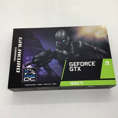 【堺七道店】中古  玄人志向 GF-GTX1660Ti-E6GB/DF (GTX1660Ti 6G GDR6) 139076 
