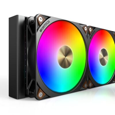 MONTECH  CyberFlow ARGB 360 Black (360mm ARGB ブラック) ドスパラ限定モデル 
