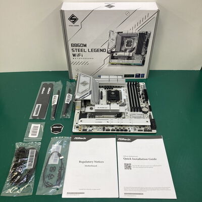 【神戸・三宮店】中古  ASRock B860M Steel Legend WiFi (B860 1851 mATX) 175437 