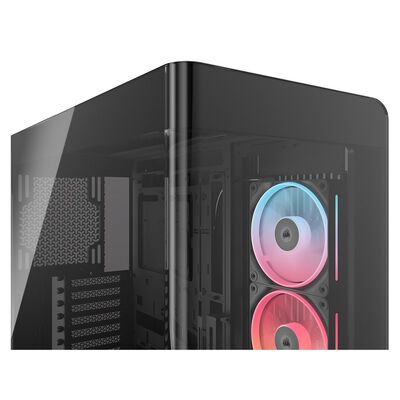 Corsair  FRAME 4500X LX-R RGB iCUE LINK Panoramic Glass Black CC-9011316-WW  (E-ATX ガラス ブラック) 